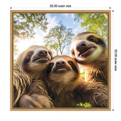 Funny Sloth Selfie by The Creative Bunch Studio