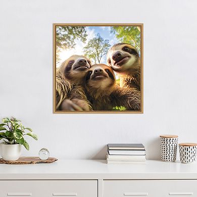 Funny Sloth Selfie by The Creative Bunch Studio