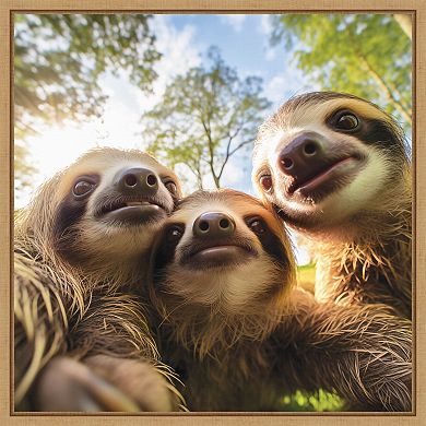 Funny Sloth Selfie by The Creative Bunch Studio