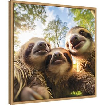 Funny Sloth Selfie by The Creative Bunch Studio