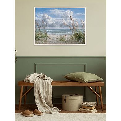 Sylvie Beaded Summer Breeze Framed Canvas by Abraham Hunter