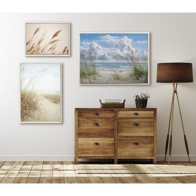 Sylvie Beaded Summer Breeze Framed Canvas by Abraham Hunter