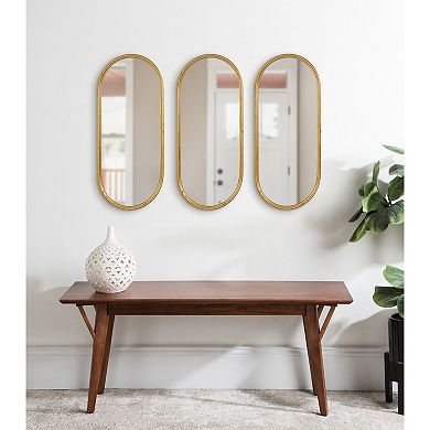 Caskill Capsule Framed Wall Mirror Set