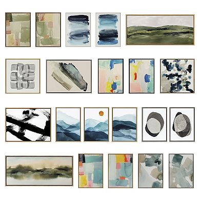 Sylvie Tranquil Landscape IV Framed Canvas by Amy Lighthall