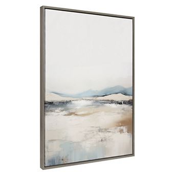 Sylvie Tranquil Landscape IV Framed Canvas by Amy Lighthall
