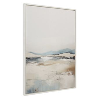 Sylvie Tranquil Landscape IV Framed Canvas by Amy Lighthall