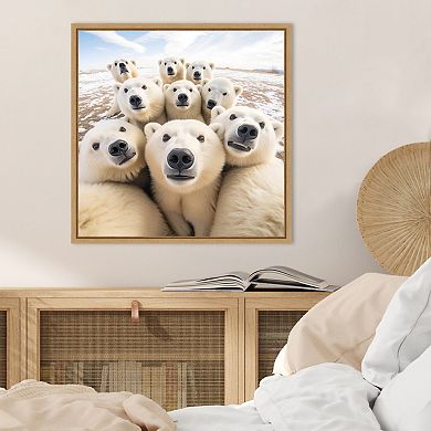 Funny Polar Bear Selfie by The Creative Bunch Studio