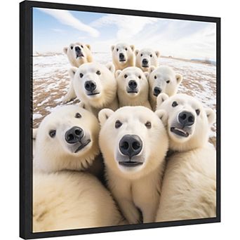 Funny Polar Bear Selfie by The Creative Bunch Studio