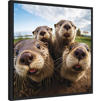 Funny Otter Selfie by The Creative Bunch Studio