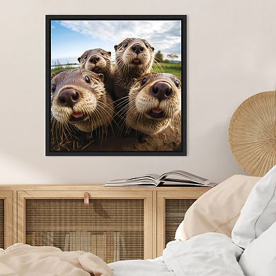 Funny Otter Selfie by The Creative Bunch Studio