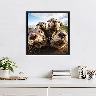 Funny Otter Selfie by The Creative Bunch Studio