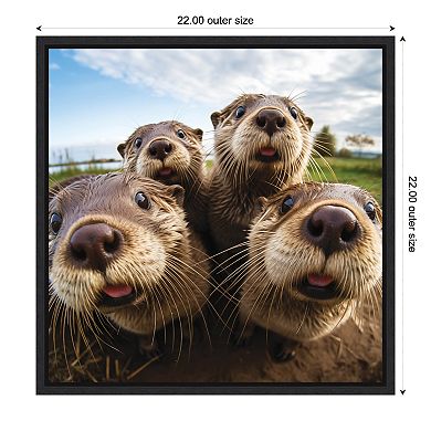 Funny Otter Selfie by The Creative Bunch Studio