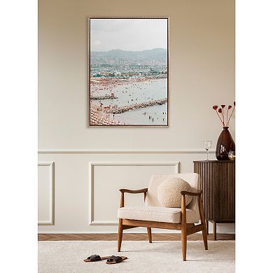 Sylvie Beaded Imperia Framed Canvas by Alicia Abla