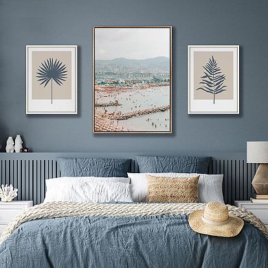 Sylvie Beaded Imperia Framed Canvas by Alicia Abla