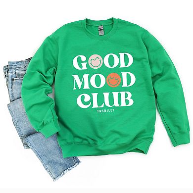 S.W.Smiley Good Mood Club - Women's Graphic Sweatshirt