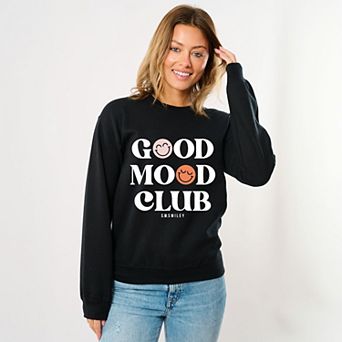 S.W.Smiley Good Mood Club - Women's Graphic Sweatshirt