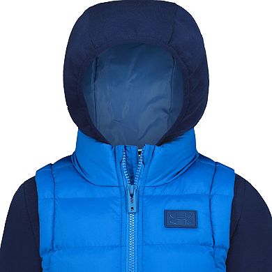 Boys 8-20 Under Armour 2-Fer Hoodie & Vest Set