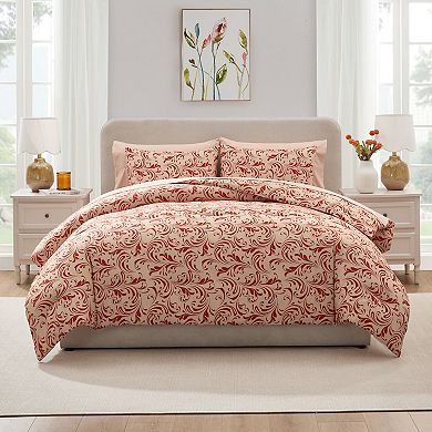 Virtu Comforter Sets Bed in a bag Biomorphic Design Sets with Sheets