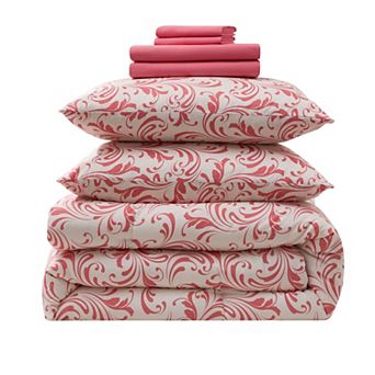 Virtu Comforter Sets Bed in a bag Biomorphic Design Sets with Sheets