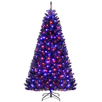 Costway 6/7/8' Halloween Tree Artificial Decoration Tree with 758/1040/1408 Branch Tips