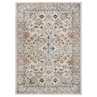 Area Rugs for Living Room Machine Washable Rugs Non-Slip Stain Resistant Soft Boho Low Pile