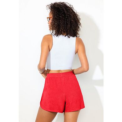 Swimsuits for All Women's Baby French Terry Shorts Cover Up