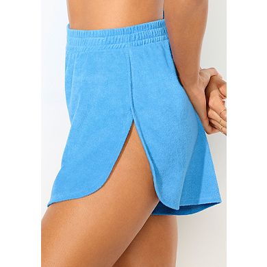 Swimsuits for All Women's Baby French Terry Shorts Cover Up