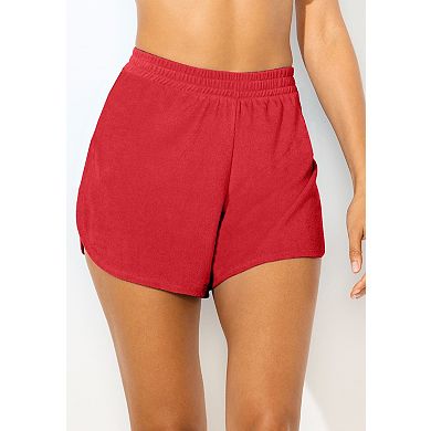 Swimsuits for All Women's Baby French Terry Shorts Cover Up
