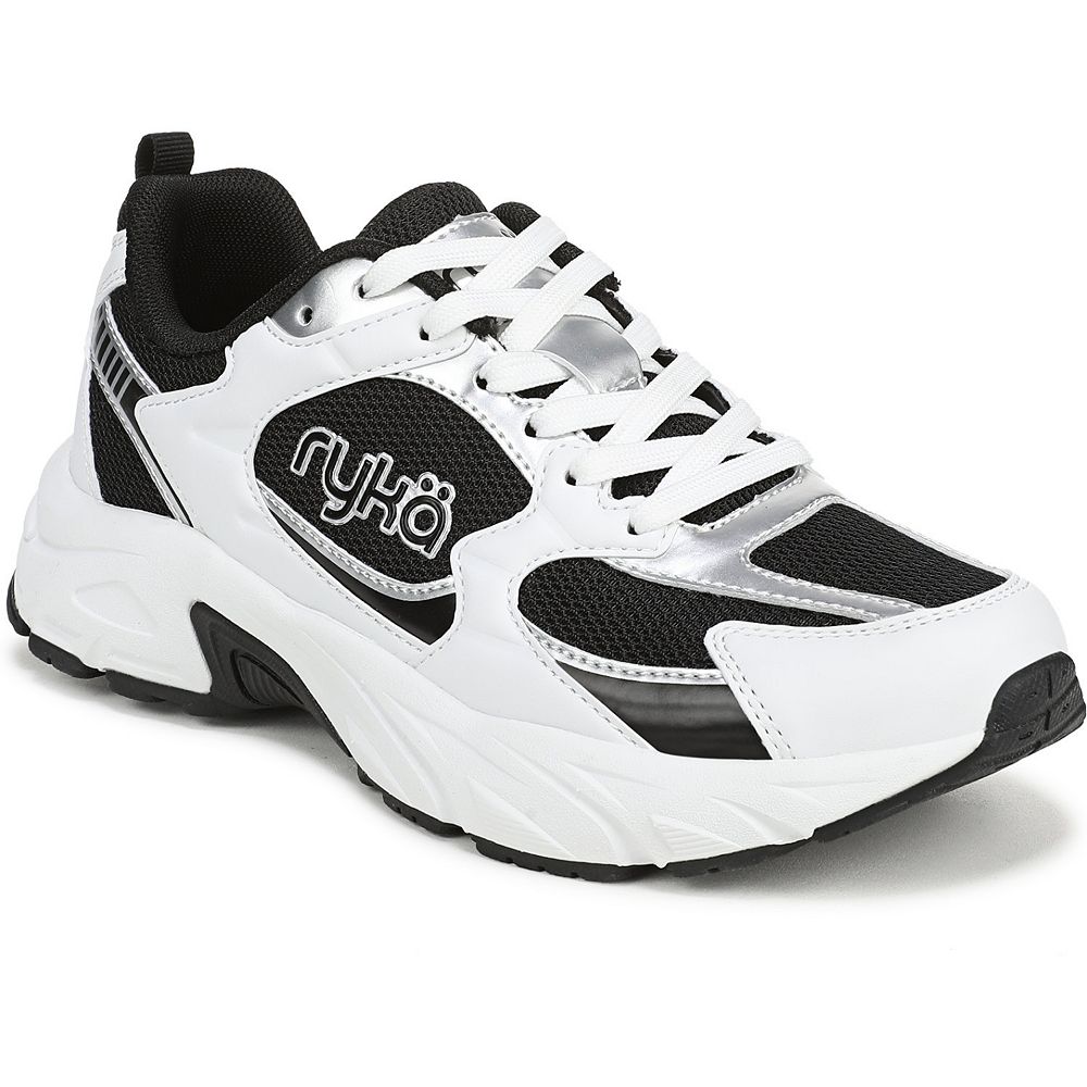じ*み様 ryka トレーニングスニーカー ホワイト/ブラック Ryka Generation Women's Walking Shoes