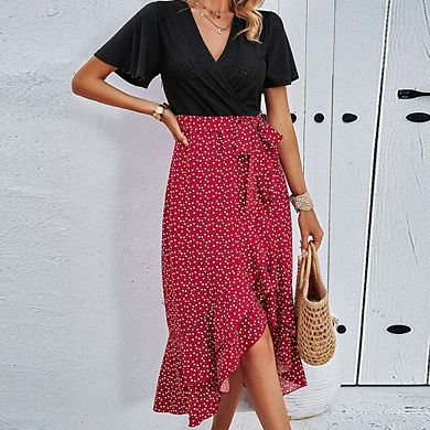 Women's Summer Maxi Dress Spaghetti Strap Casual Boho Split Beach Long Flowy Dresses