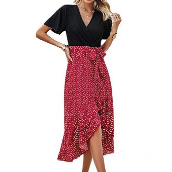 Women's Summer Maxi Dress Spaghetti Strap Casual Boho Split Beach Long Flowy Dresses
