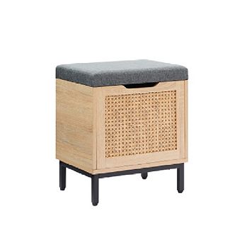 2-in-1 Shoe Storage Bench with Storage Box Multi-Functional Entryway Seat and Organizer