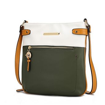 MKF Collection Camila Faux Leather Crossbody Bag