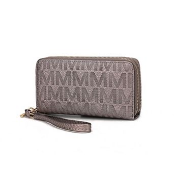 MKF Collection Lisbette Embossed M Signature Wallet