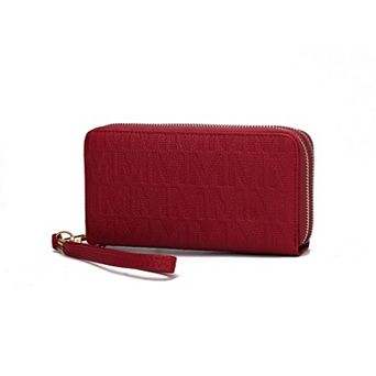 MKF Collection Lisbette Embossed M Signature Wallet