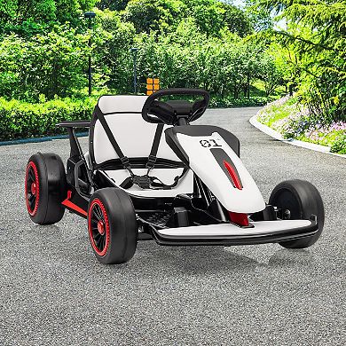 Electric Drift Go Kart for Kids, Go Kart with 200W Dual Motor & 7AH Battery, 8.1MPH Max Speed
