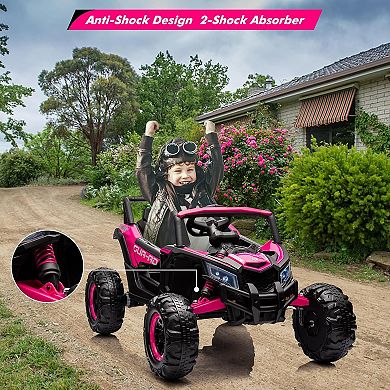 24V 2 Seater Ride on UTV Car for Kids, Electric Vehicle, Battery Powerd Electric Off-Road UTV Car