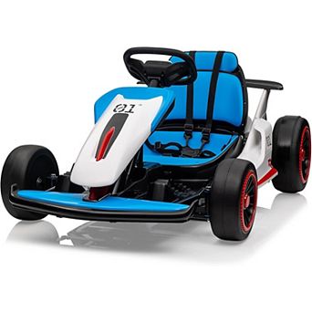 Electric Drift Go Kart for Kids, Go Kart with 200W Dual Motor & 7AH Battery, 8.1MPH Max Speed