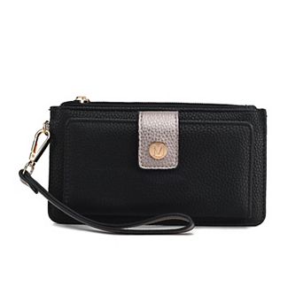 MKF Collection Olympe Faux Leather Wristlet Wallet