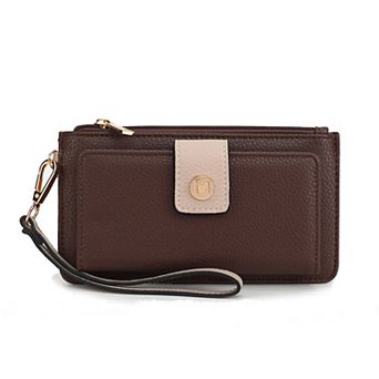 MKF Collection Olympe Faux Leather Wristlet Wallet