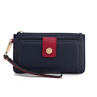 MKF Collection Olympe Faux Leather Wristlet Wallet