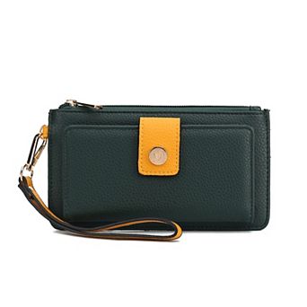 MKF Collection Olympe Faux Leather Wristlet Wallet