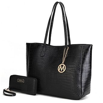 MKF Collection Sadie Oversized Tote & Wallet 2 pc Set