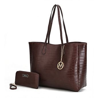 MKF Collection Sadie Oversized Tote & Wallet 2 pc Set