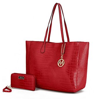 MKF Collection Sadie Oversized Tote & Wallet 2 pc Set