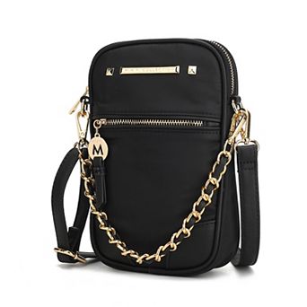 MKF Collection Sue Crossbody Bag with Zipper Closure