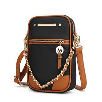 MKF Collection Sue Crossbody Bag with Zipper Closure