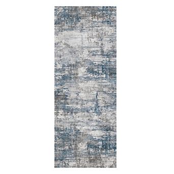 Washable Soft Non Slip Vintage Rug, Non Shedding Low Pile Rug for Living Room Bedroom