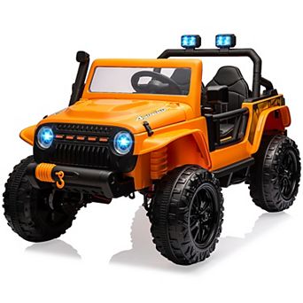 2 Seater 24V Ride On Toys for Big Kids, Electric Truck with Remote Control, Powerful Wheel