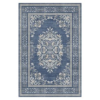 Washable Area Rugs Soft Low Pile Mat Indoor Doormat Entry Rug Anti Slip Backing Rugs
